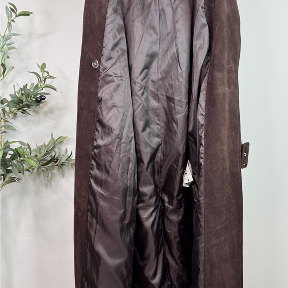 Avec Les Filles Brown Suede Coat - Picture 6 of 12